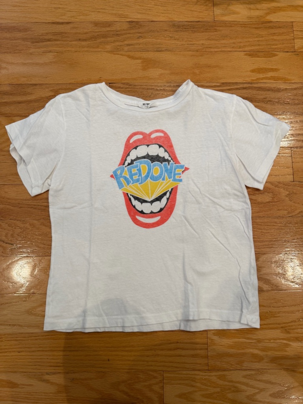 Re/Done Classic Mouth Tee